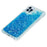 For iPhone 15 Pro Glitter Quicksand Phone Case Flexible TPU Shockproof Cover - Blue - 3