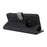 For Ulefone Note 15 Wallet Phone Case Anti-Scratch RFID Blocking Leather Cover with Strap - Black - 4