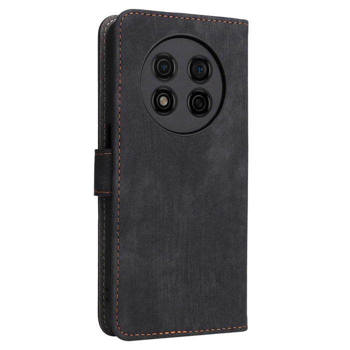 For Ulefone Note 15 Wallet Phone Case Anti-Scratch RFID Blocking Leather Cover with Strap - Black - 7