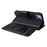 For iPhone 15 Leather Case with 10 Card Holder Phone Cover Stand - Black - 6