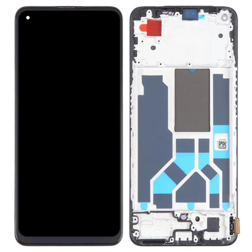 For Oppo Reno7 SE 5G OEM Grade S AMOLED Screen and Digitizer Assembly + Frame Part (without Logo) - 1
