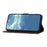 YX0040 For iPhone 15 Pro Imprinted Leather Case Shockproof Stand Wallet Phone Cover - Brown - 4