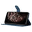 YX0010 Series for iPhone 15 Pro Max Imprinted Phone Case Leather Wallet Stand Shockproof Cover - Sapphire - 3