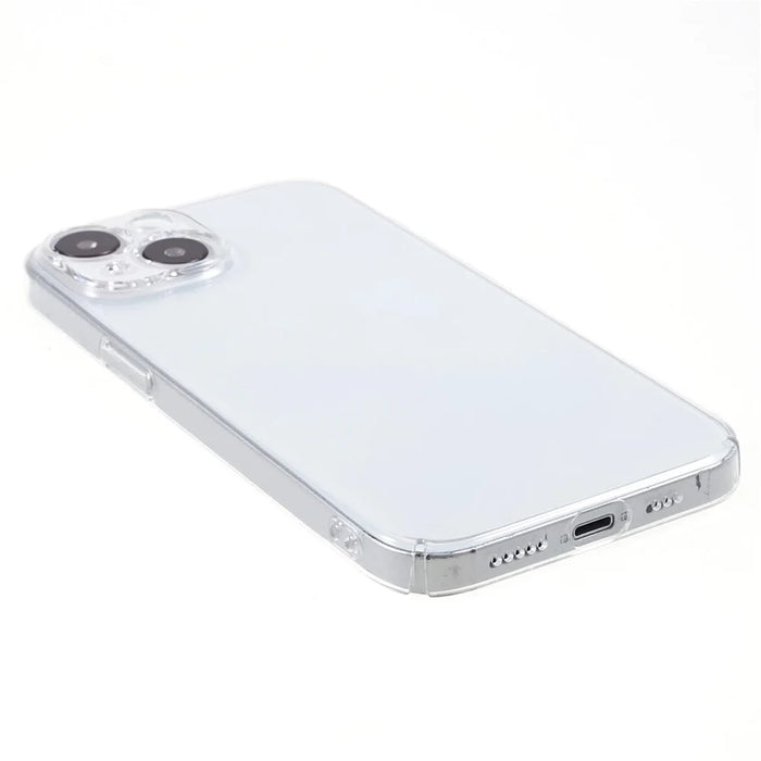 100PCS For iPhone 14 Plus Crystal Clear Plastic Cell Phone Cover Hard Phone Case HD Transparent Shell - 5