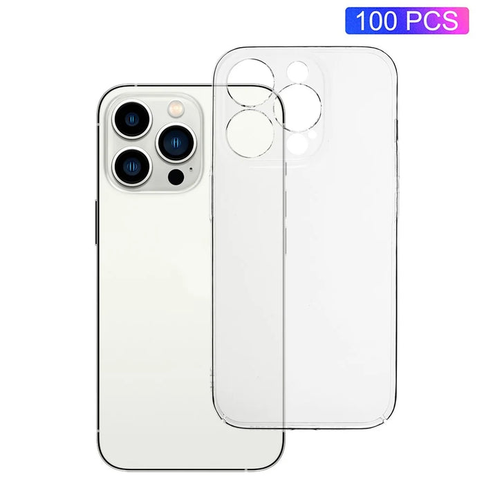 100PCS For iPhone 14 Pro Max Anti-Scratch Cover Hard Plastic Phone Case HD Transparent Clear Cell Phone Shell - 1