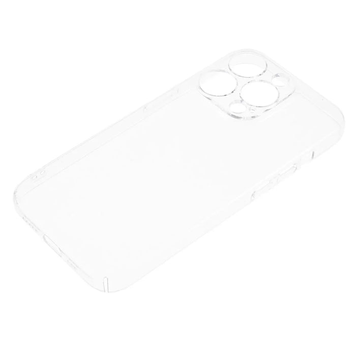 100PCS For iPhone 15 Pro Max Super Clear Plastic Phone Cover Hard Smartphone Case HD Transparent Shell - 3