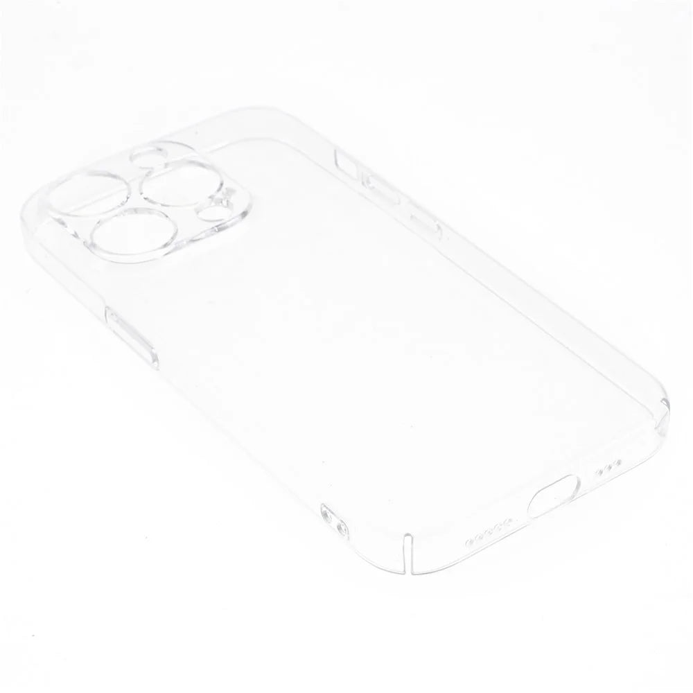 100PCS For iPhone 13 Pro All Wrapped Phone Case HD Clear Plastic Phone Cover Slim-Fit Hard Protection Shell - 4