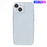 100PCS For iPhone 15 Slim-Fit Clear Plastic Cell Phone Cover Hard Phone Case HD Transparent Shell - 1