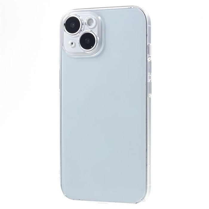 100PCS For iPhone 15 Slim-Fit Clear Plastic Cell Phone Cover Hard Phone Case HD Transparent Shell - 3