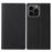 VILI DMX Series Card Holder Phone Case for iPhone 15 Pro Max , Stand Leather Phone Cover - Black - 1