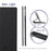 VILI DMX Series Card Holder Phone Case for iPhone 15 Pro Max , Stand Leather Phone Cover - Black - 4