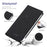 VILI DMX Series Card Holder Phone Case for iPhone 15 Pro Max , Stand Leather Phone Cover - Black - 5