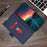 For iPhone 15 Pro Shockproof Card Slot Phone Case Phone Stand Cover TPU+PU Leather Shell - Blue - 5