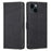 For iPhone 15 Anti-Scratch PU Leather Flip Case RFID Blocking Wallet Stand Phone Cover - Black - 1