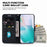 For Samsung Galaxy A73 5G Tiger Pattern Imprinted PU Leather Wallet Phone Cover Flip Stand Case - Black - 3