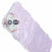 For iPhone 15 TPU+PC Scratch Resistant Phone Cover IMD Shell Pattern Back Protector Case - Light Purple - 5