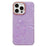 TPU+PC Phone Cover for iPhone 15 Pro Max , IMD Shell Pattern Back Protector Case - Light Purple - 1