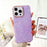 TPU+PC Phone Cover for iPhone 15 Pro Max , IMD Shell Pattern Back Protector Case - Light Purple - 2