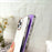 TPU+PC Phone Cover for iPhone 15 Pro Max , IMD Shell Pattern Back Protector Case - Light Purple - 4