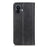 For Nothing Phone (2) Wallet Phone Case Stand Protective Shell Cowhide Texture Split Leather Phone Cover - Black - 7