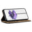For Nothing Phone (2) Jeans Cloth Texture Flip Wallet Case PU Leather Protective Stand Cell Phone Cover - Khaki - 2