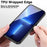 OLGE For iPhone 15 Pro Max PU Leather+TPU Back Case Scratch Resistant Protective Phone Cover - Blue - 2