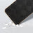 For Samsung Galaxy S23 FE Shockproof Grid Texture Phone Case Genuine Cowhide Leather+PC+TPU Electroplating Cover - Black - 3