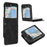 YX0040 For Samsung Galaxy Z Flip5 5G PU Leather+PC Shell Pattern Imprinted Protective Phone Case - Black - 1
