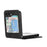 YX0040 For Samsung Galaxy Z Flip5 5G PU Leather+PC Shell Pattern Imprinted Protective Phone Case - Black - 5
