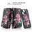 POLA Style 001 For iPhone 15 Detachable 2-in-1 Phone Case with Flower Pattern RFID Blocking PU Leather Wallet - Black - 3