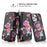 POLA Style 001 For iPhone 15 Pro Max Detachable Leather Wallet Case Flower Pattern RFID Blocking Phone Cover - Black - 3