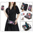 POLA Style 001 For iPhone 15 Pro Max Detachable Leather Wallet Case Flower Pattern RFID Blocking Phone Cover - Black - 5