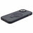 For iPhone 15 Plus Skin-touch Phone Case Kickstand Design TPU+PC+Magnet+Metal Shell Compatible with MagSafe - Black - 6
