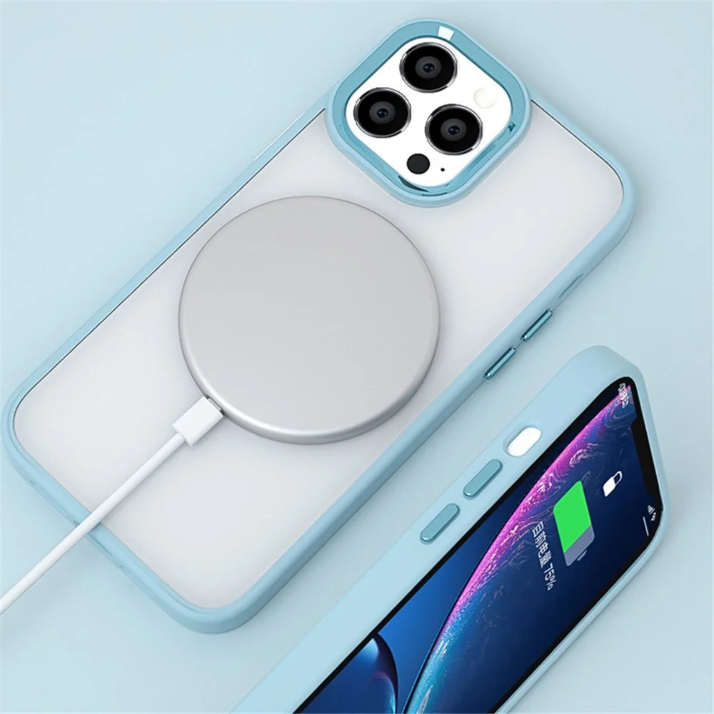 For iPhone 15 Plus Skin-touch Candy Color TPU+PC Phone Case High Transparency Back Cover - Light Green - 4