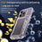 For iPhone 15 Pro Kickstand Card Holder Clear PC + TPU Phone Cover Dustproof Mobile Phone Case - Transparent Black - 5
