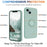 For iPhone 15 Plus Liquid Silicone Back Cover Ring Kickstand Phone Case with Wrist Rope - Cyan - 4