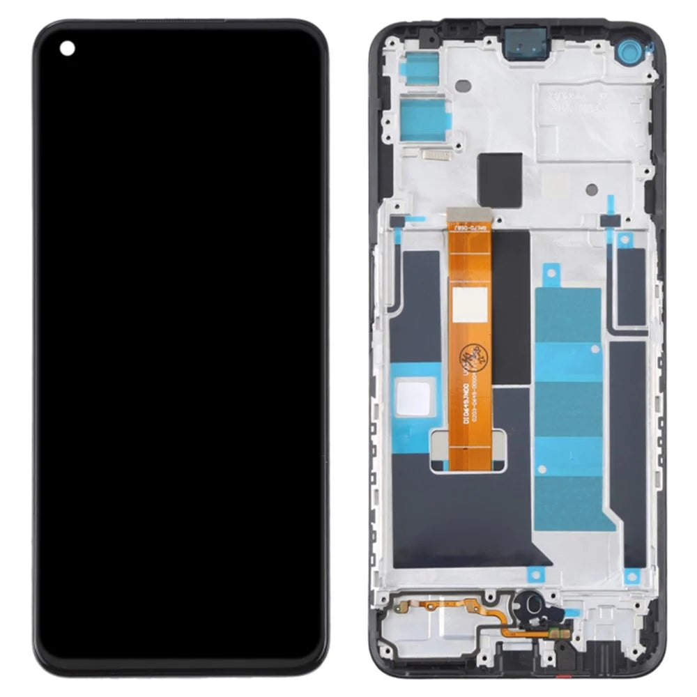 For Realme 7 5G Grade B LCD Screen and Digitizer Assembly + Frame Repair Part (without Logo) - 1