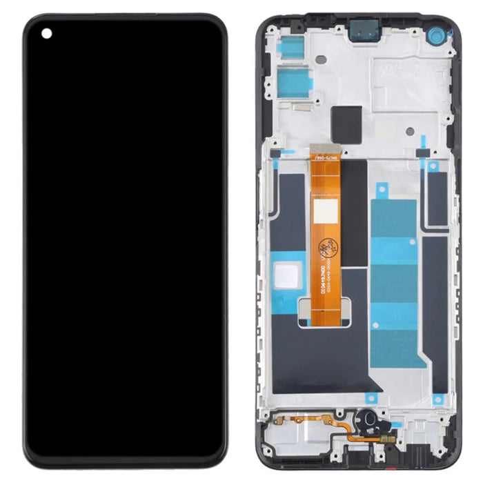 For Realme 7 5G Grade B LCD Screen and Digitizer Assembly + Frame Repair Part (without Logo) - 1