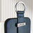 SULADA Fashion Series for iPhone 15 Crazy Horse Texture PC+PC+TPU Phone Case with Strap Kickstand - Blue - 2