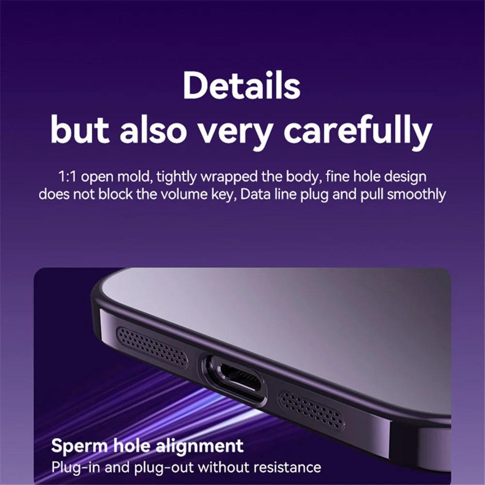 Slim TPU Case for iPhone 15 Electroplating AG Matte Phone Shell Anti-Drop Phone Cover - Purple - 2