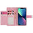 MERCURY GOOSPERY For iPhone 15 Plus Wallet Leather Phone Case Metal Magnetic Clasp Phone Cover - Rose - 2