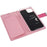 MERCURY GOOSPERY For iPhone 15 Plus Wallet Leather Phone Case Metal Magnetic Clasp Phone Cover - Rose - 3