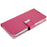 MERCURY GOOSPERY For iPhone 15 Plus Wallet Leather Phone Case Metal Magnetic Clasp Phone Cover - Rose - 4
