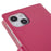 MERCURY GOOSPERY For iPhone 15 Plus Wallet Leather Phone Case Metal Magnetic Clasp Phone Cover - Rose - 6
