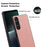 VILI TH Series Phone Case for Sony Xperia 1 V , PU Leather Coated PC+TPU Phone Back Cover - Pink - 3
