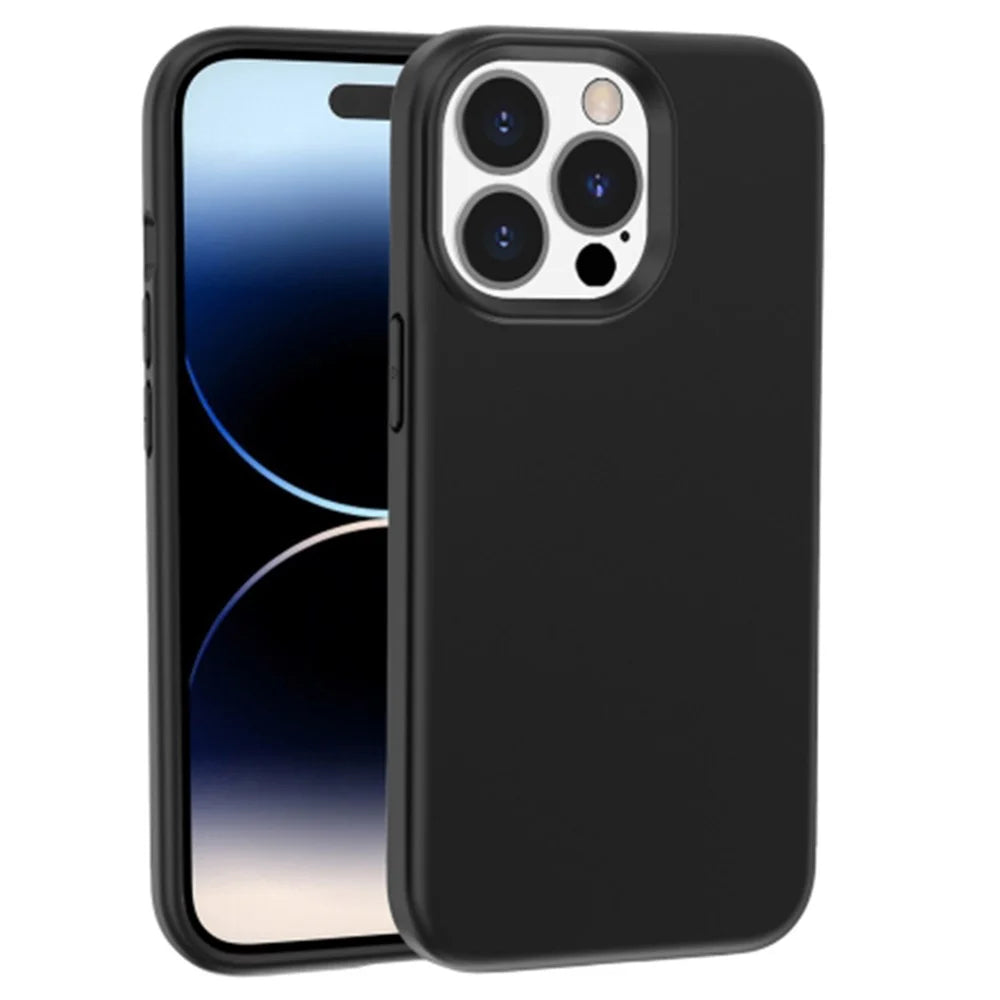 For iPhone 15 Pro Max TPU+PC Shell Thickened Skin-touch Phone Case Anti-Scratch Phone Cover - 1