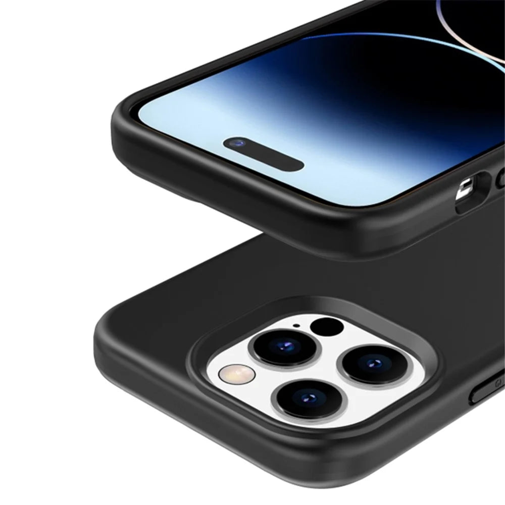 For iPhone 15 Pro Max TPU+PC Shell Thickened Skin-touch Phone Case Anti-Scratch Phone Cover - 4