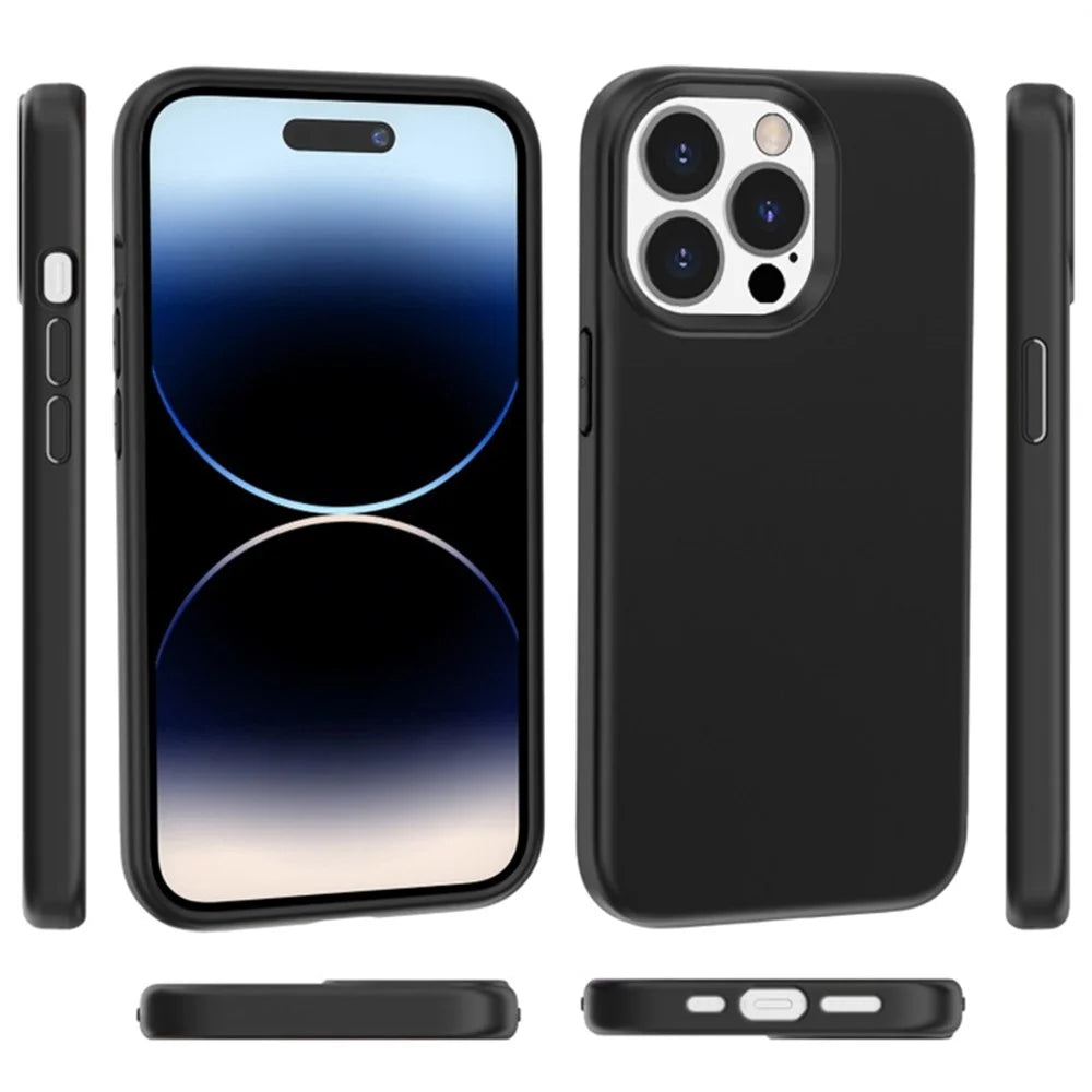 For iPhone 15 Pro Max TPU+PC Shell Thickened Skin-touch Phone Case Anti-Scratch Phone Cover - 7