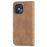 For iPhone 15 Pro Retro Shockproof Leather Stand Phone Case Skin-touch Card Holder Cover - Brown - 7