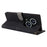 For TECNO Phantom X2 5G / X2 Pro 5G RFID Blocking Phone Case Folio Flip Leather Wallet Stand Cover with Strap - Black - 4